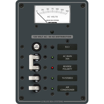 Blue Sea 8102 ELCI GFCI Panel AC 2 Position | 8102