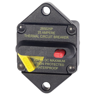 Blue Sea 7080 25 Amp Circuit Breaker Panel Mount 285 Series | 7080