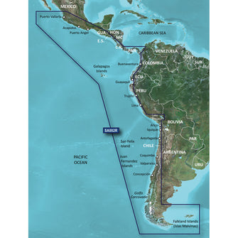 Garmin BlueChart g3 HD - HXSA002R - South America West Coast - microSD&trade;/SD | 010-C1063-20