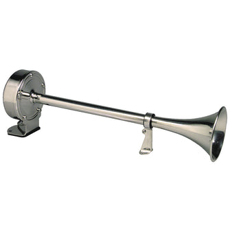 Schmitt & Ongaro Deluxe All-Stainless Single Trumpet Horn - 12V | 10027