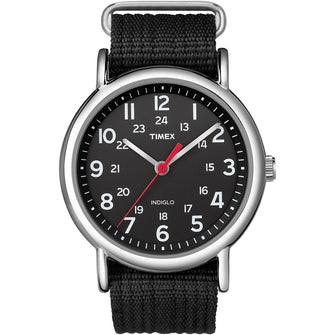 Timex Weekender Slip-Thru Watch - Black | T2N647