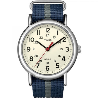 Timex Weekender Slip-Thru Watch - Navy/Grey | T2N654