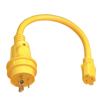 Marinco Pigtail Adapter - 15A Female to 30A Male | 105SPP