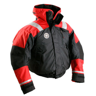 First Watch AB-1100 Flotation Bomber Jacket - Red/Black - Small | AB-1100-RB-S