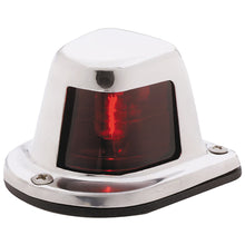 Attwood 1-Mile Deck Mount, Red Sidelight - 12V - Stainless Steel Housing | 66319R7