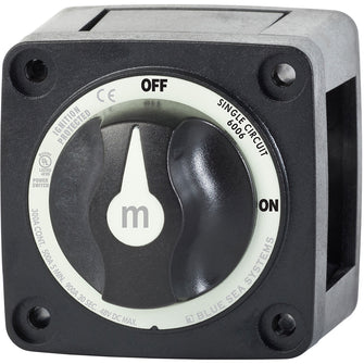 Blue Sea 6006200 Battery Switch Mini ON/OFF - Black | 6006200