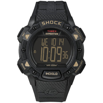 Timex Expedition Shock Chrono Alarm Timer - Black | T49896