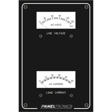 Paneltronics Standard Panel AC Meter - 0-150 AC Voltmeter & 0-50Amp Ammeter | 9982304B