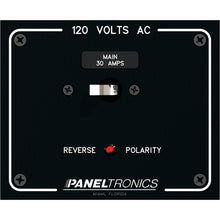 Paneltronics Standard Panel AC Main Double Pole w/30Amp CB & Reverse Polarity Indicator | 9982316B