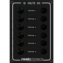 Paneltronics Waterproof Panel - DC 6-Position Toggle Switch & Circuit Breaker | 9960016B