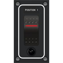 Paneltronics Waterproof Panel - DC 1-Position Illuminated Rocker Switch & Circuit Breaker | 9960021B