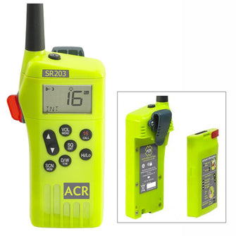 ACR SR203 VHF Handheld Survival Radio | 2827