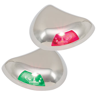 Perko Stealth Series LED Side Lights - Horizontal Mount - Red/Green | 0616DP2STS