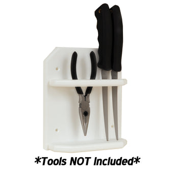 TACO Poly Knife & Plier Holder - White | P01-1000W