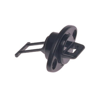 Beckson 1" Drain Plug Screw Type w/Gasket - Black | DP10-B