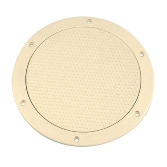 Beckson 6" Non-Skid Screw-Out Deck Plate - Beige | DP62-N