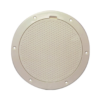 Beckson 6" Non-Skid Pry-Out Deck Plate - Beige | DP63-N