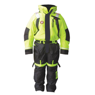 First Watch AS-1100 Flotation Suit - Hi-Vis Yellow - Small | AS-1100-HV-S