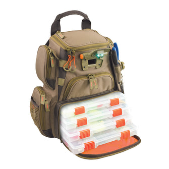 Wild River RECON Lighted Compact Tackle Backpack w/4 PT3500 Trays | WT3503