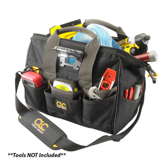 CLC L230 Tech Gear LED Lighted BigMouth Tool Bag - 14" | L230