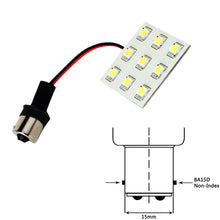 Lunasea Bayonet 9 LED Bulb BA15D - 12VAC or 10-30VDC/2W/149 Lumens - Warm White | LLB-269W-21-00