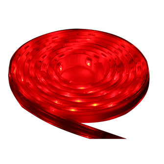 Lunasea Waterproof IP68 LED Strip Lights - Red - 5M | LLB-453R-01-05