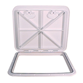 Beckson 18x21" Flush Hatch Horizontal or Vertical - White | HT1821-W