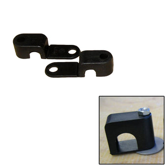 Weld Mount Single Poly Clamp f/1/4" x 20 Studs - 3/8" OD - Requires 1" Stud - Qty. 25 | 60375