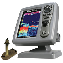 SI-TEX CVS-126 Dual Frequency Color Echo Sounder w/600kW Thru-Hull Tranducer 307/50/200T-CX | CVS-1266TH