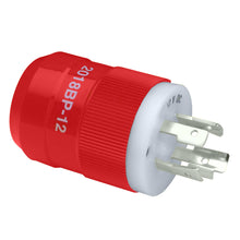 Marinco 2018BP-12 Locking Charger Plug (Male) - Red | 2018BP-12