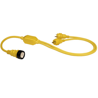 Marinco RY504-2-30 50A Female to 2-30A Male Reverse "Y" Cable | RY504-2-30