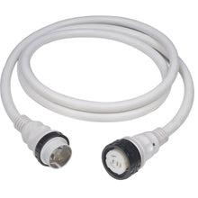 Marinco 50A 125V Shore Power Cable - 50' - White | 6153SPPW