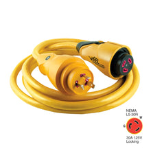 Marinco CS30-12 EEL 30A 125V Shore Power Cordset - 12' - Yellow | CS30-12