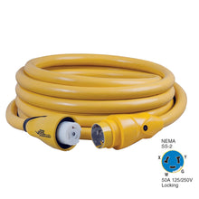 Marinco CS504-25 EEL 50A 125V/250V Shore Power Cordset - 25' - Yellow | CS504-25