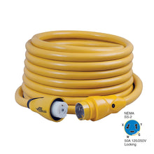 Marinco CS504-50 EEL 50A 125V/250V Shore Power Cordset - 50' - Yellow | CS504-50