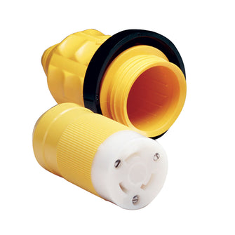 Marinco 305CRCN.VPK 30A Female Connector w/Cover & Rings | 305CRCN.VPK