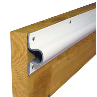 Dock Edge "C" Guard PVC Dock Profile - (4) 6' Sections - White | 1133-F