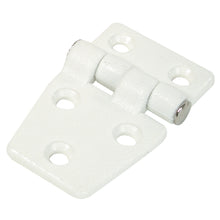 Whitecap Shortside Door Hinge - White Nylon - 1-3/8" x 2-1/4" | S-3033