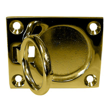 Whitecap Flush Pull Ring - Polished Brass - 2" x 2-1/2" | S-3362BC