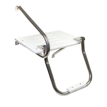 Whitecap White Poly Swim Platform w/Ladder f/Outboard Motors | 67902