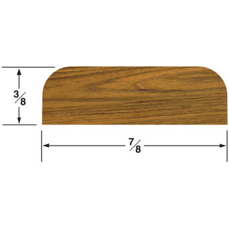 Whitecap Teak Batten - 7/8"W | 60860