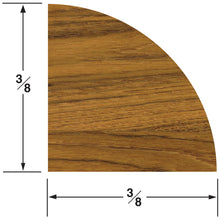 Whitecap Teak Quarter Round Molding Small - 5' | 60851