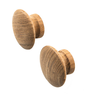 Whitecap Teak Round Drawer Knob - 2" - 2 Pack | 60120-A