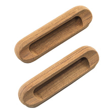 Whitecap Teak Oblong Drawer Pull - 4-1/16"L - 2 Pack | 60124-A