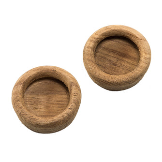 Whitecap Teak Round Drawer Pull - 1-3/8" Round - 2 Pack | 60127-A