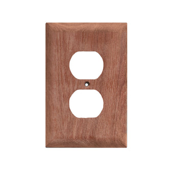 Whitecap Teak Outlet Cover/Receptacle Plate | 60170