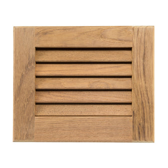 Whitecap Teak Louvered Insert - 7-1/2" x 9-1/8" x 3/4" | 60712