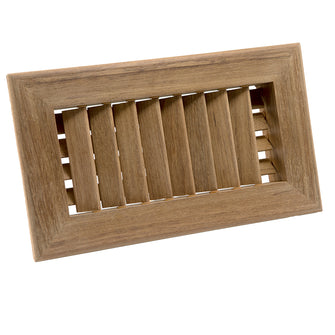 Whitecap Teak Air Conditioning Vent - 9-3/4" x 5-3/4" x 1-1/2" | 60629