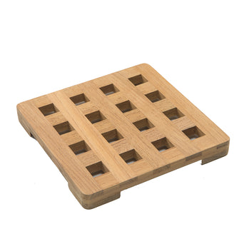 Whitecap Teak Small Square Trivet - 6" | 62420