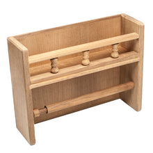 Whitecap Teak Paper Towel Holder w/Spice Rack | 62446